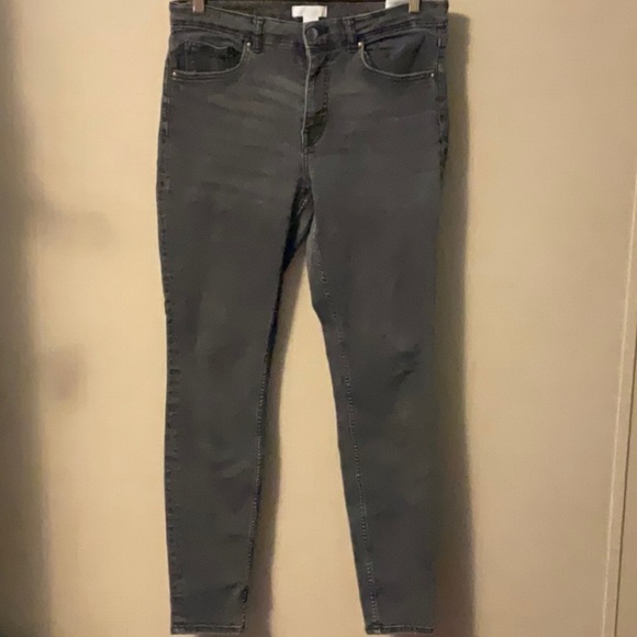 H&M Gray Skinny Jeans Stretchy Modern Fit - Picture 1 of 6